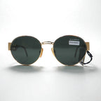 YVES SAINT LAURENT イタリア製 ボストン サングラス ゴールド メタルフレーム ラウンド 6037 Y101 135 未使用品 ヴィンテージ
