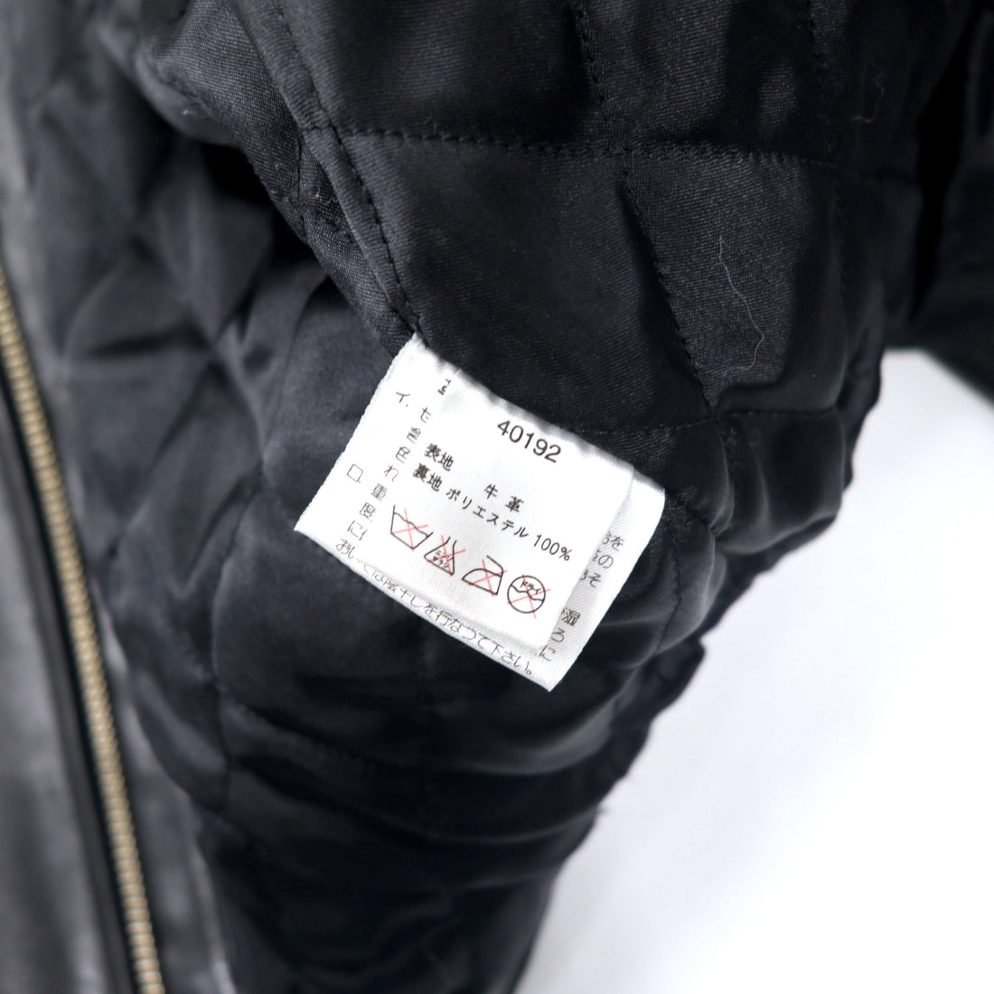 HARLEY DAVIDSON シングル ライダース レザージャケット M ブラック 牛革 キルティングライナー 40192