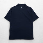 NIKE Dri-Fit Polo Shirt, Medium, Navy, Cotton, Pique, TIGER WOODS, Swoosh