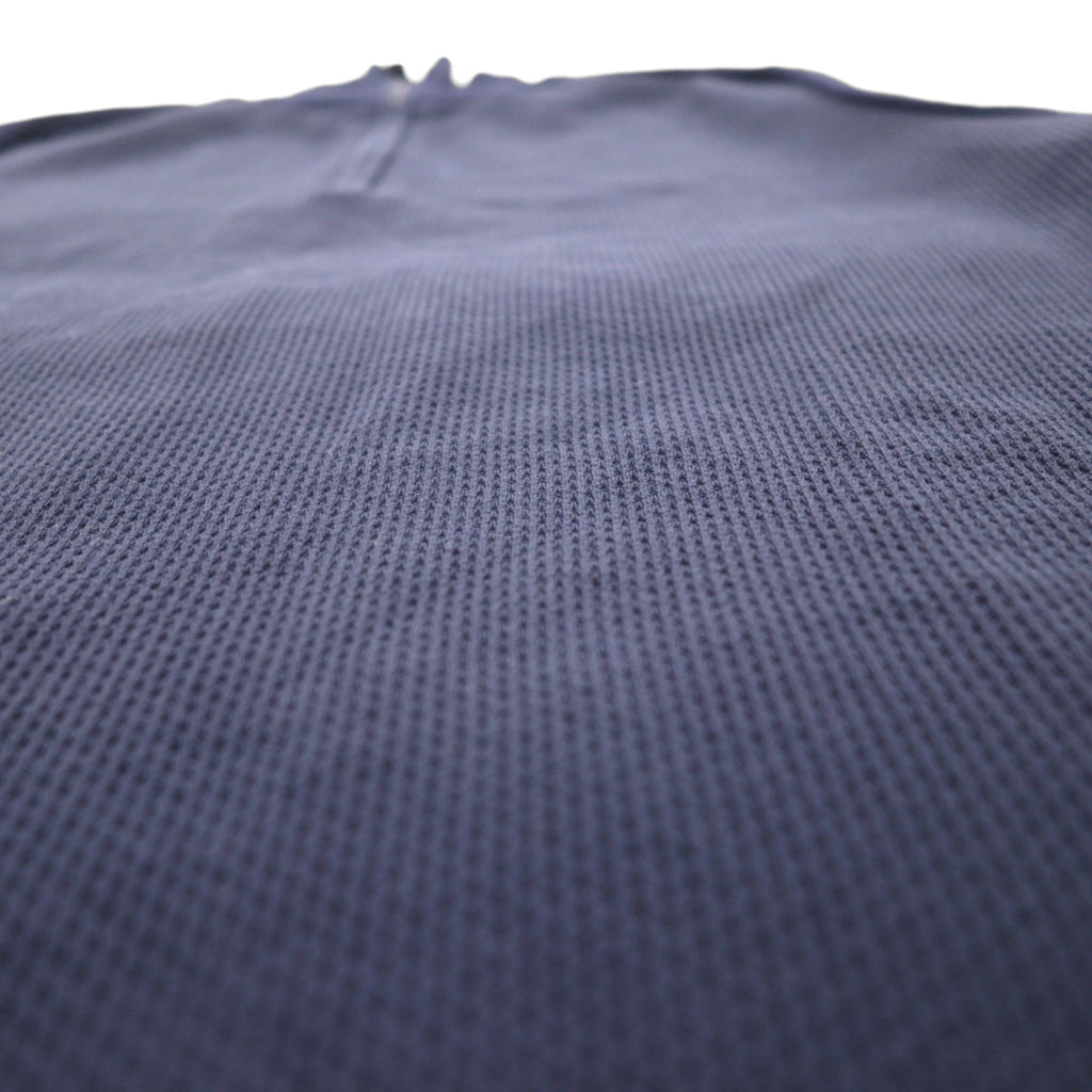 HUGO BOSS Made in Turkey Half Zip Knit Sweater XL Navy Wool