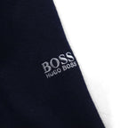 HUGO BOSS Made in Turkey Half Zip Knit Sweater XL Navy Wool