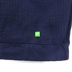 HUGO BOSS Made in Turkey Half Zip Knit Sweater XL Navy Wool
