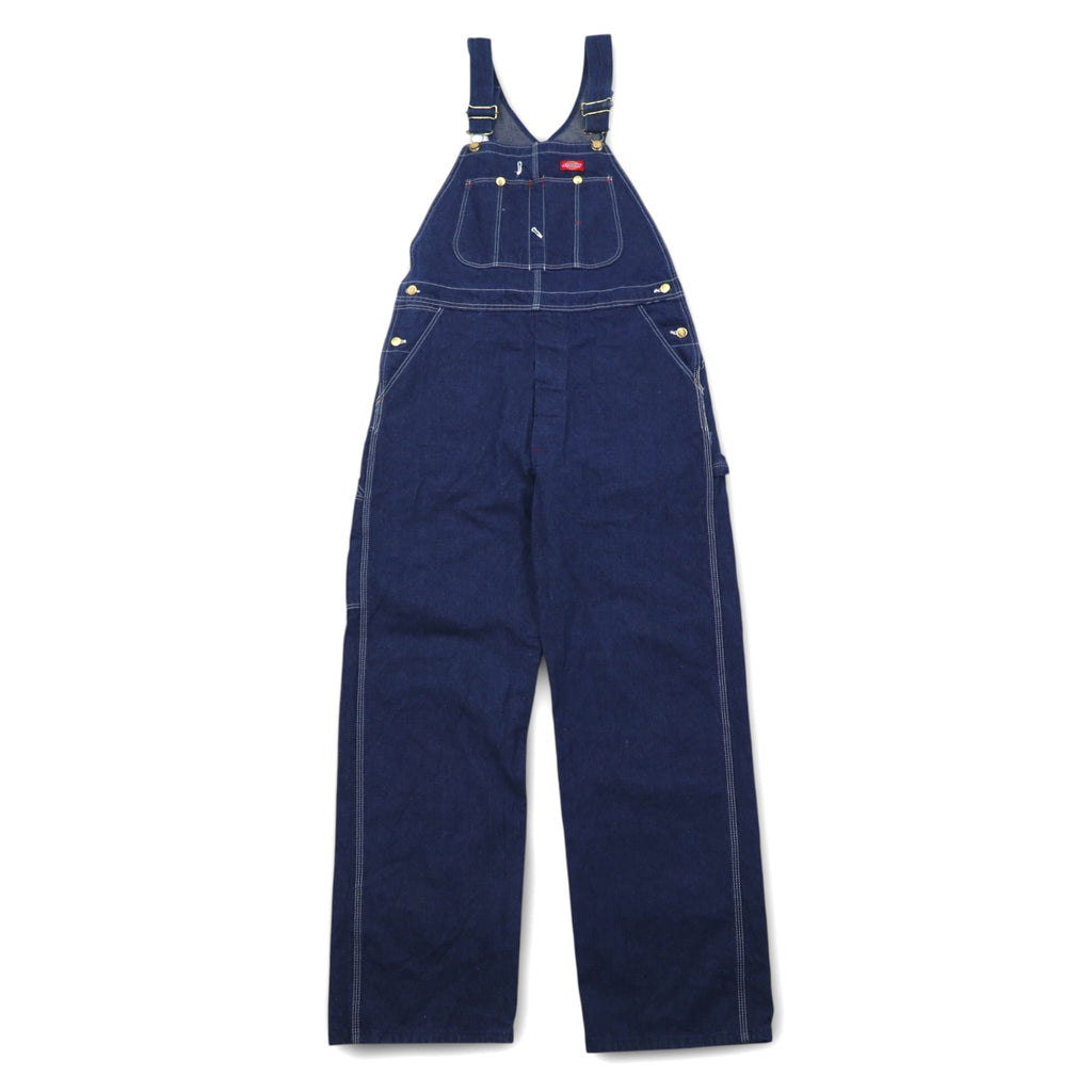Dickies 90s USA Made Denim Painter Overalls XL Indigo Blue