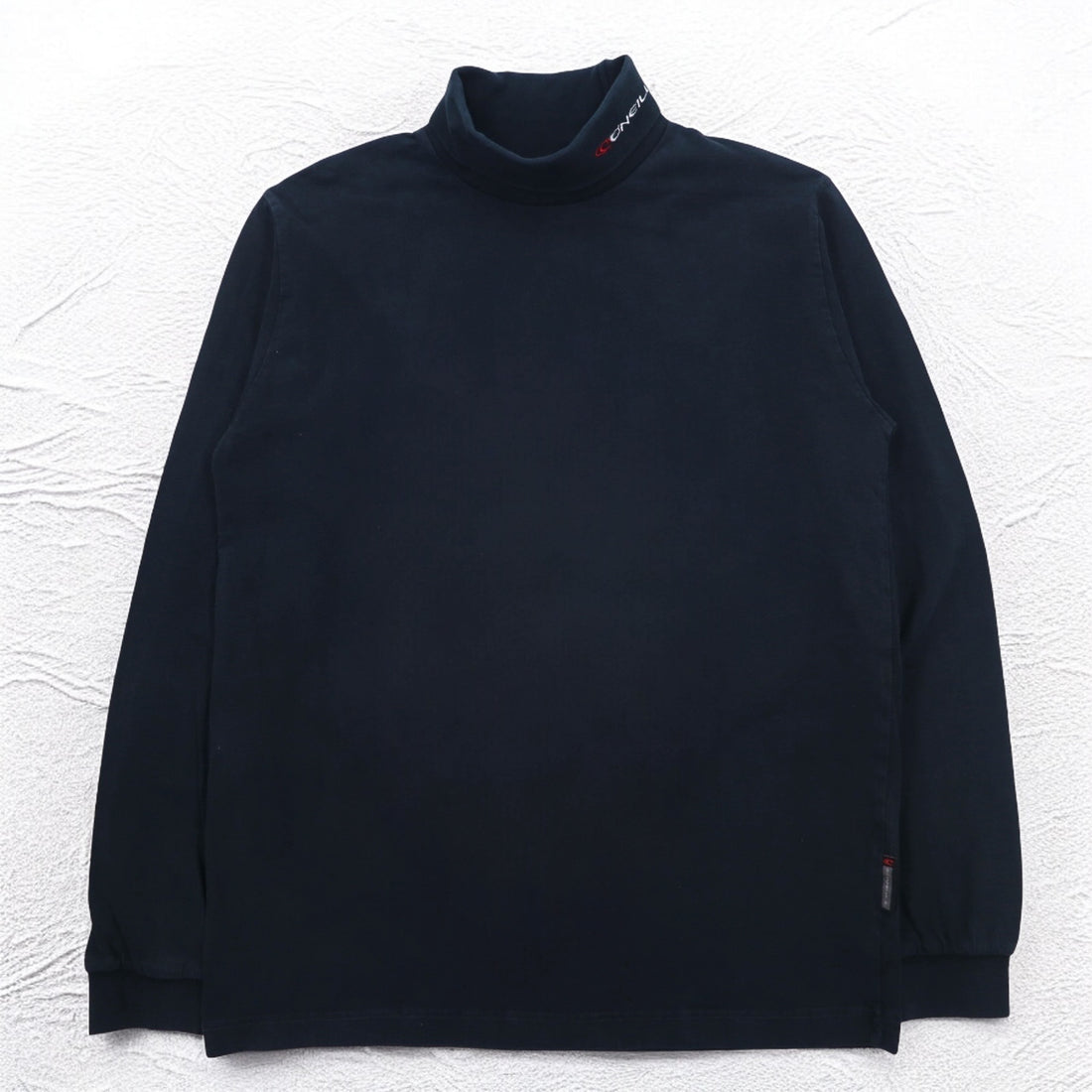 O'NEILL European made turtleneck long sleeve T-shirt, long TL, black, cotton