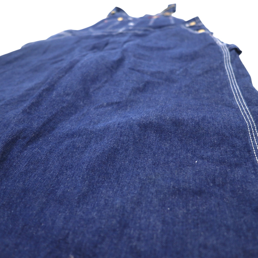 Dickies 90s USA Made Denim Painter Overalls XL Indigo Blue
