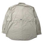 Columbia PFG Bahama II Long Sleeve Shirt Fishing Shirt XL Beige Nylon UPF 30+ Big Size BAHAMA II L/S SHIRT FM7106