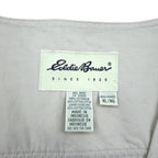 Eddie Bauer 90s Fishing Vest, XL, Beige, Cotton, Mesh Paneling, Drawcord