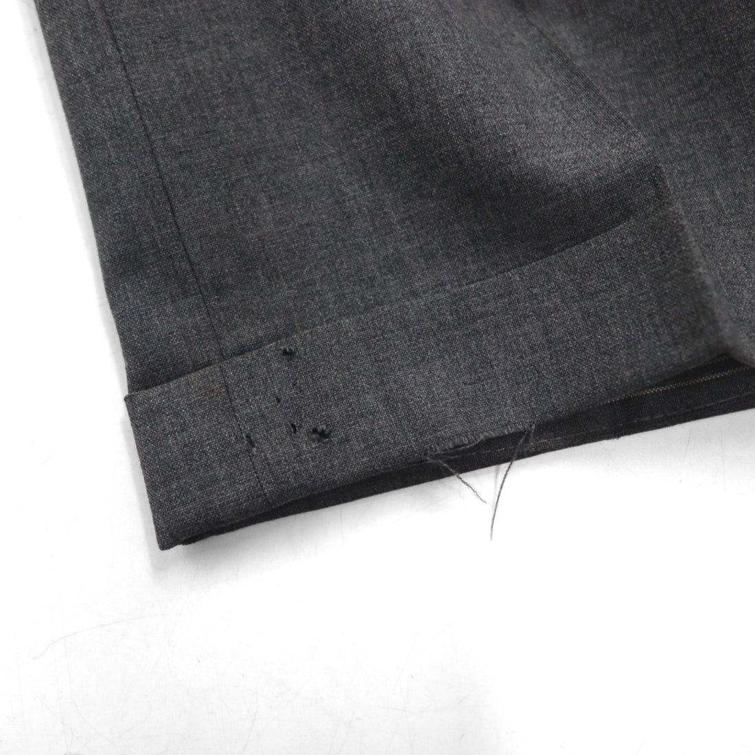 Polo Ralph Lauren 80s Made in Japan Peak Lapel Double-Breasted Suit, Size M, Gray, Gold Buttons