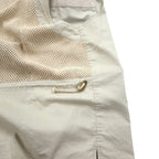 Eddie Bauer 90s Fishing Vest, XL, Beige, Cotton, Mesh Paneling, Drawcord