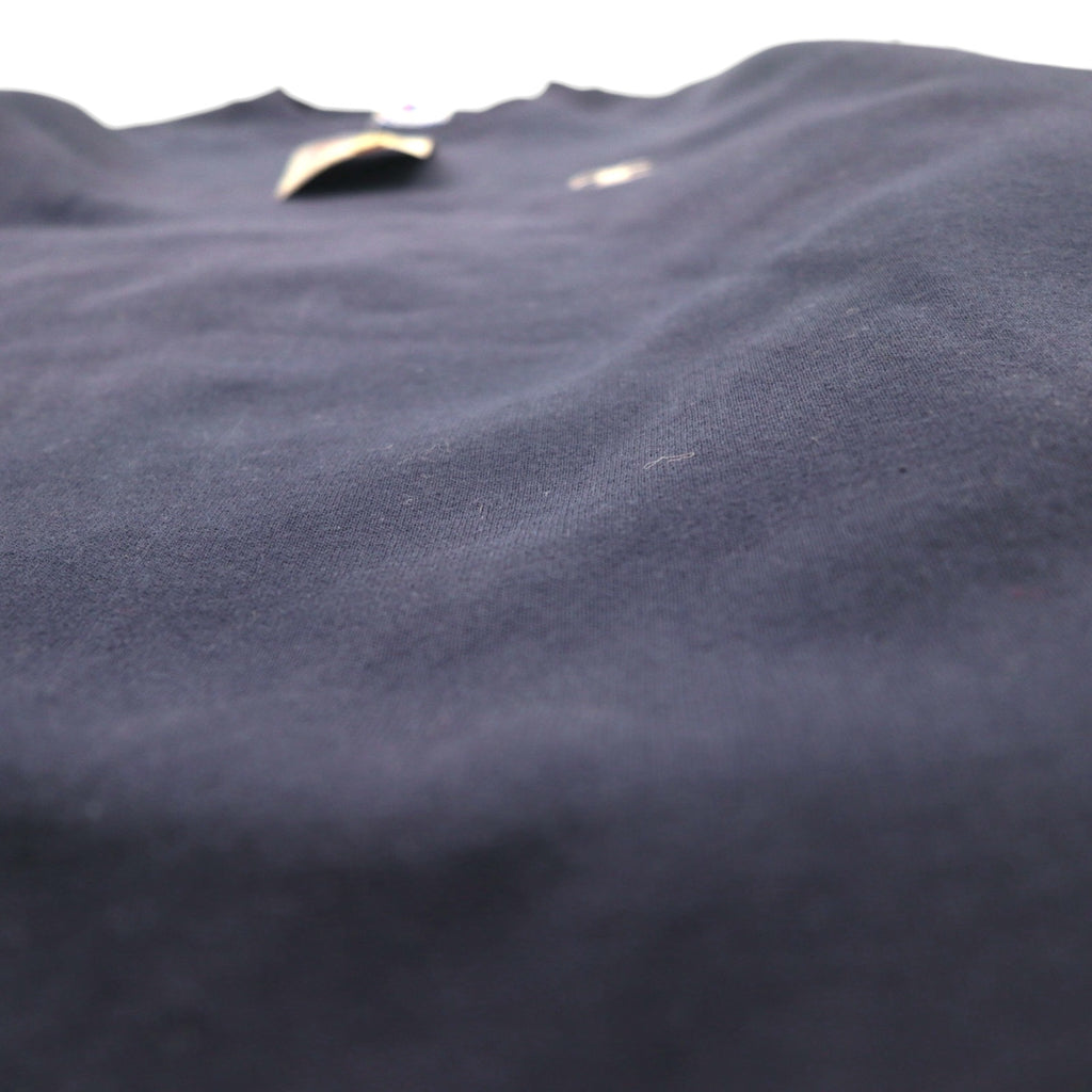 Champion 90s Made in USA Embroidered Tag Sweatshirt, Size M, Navy, Unused, Deadstock
