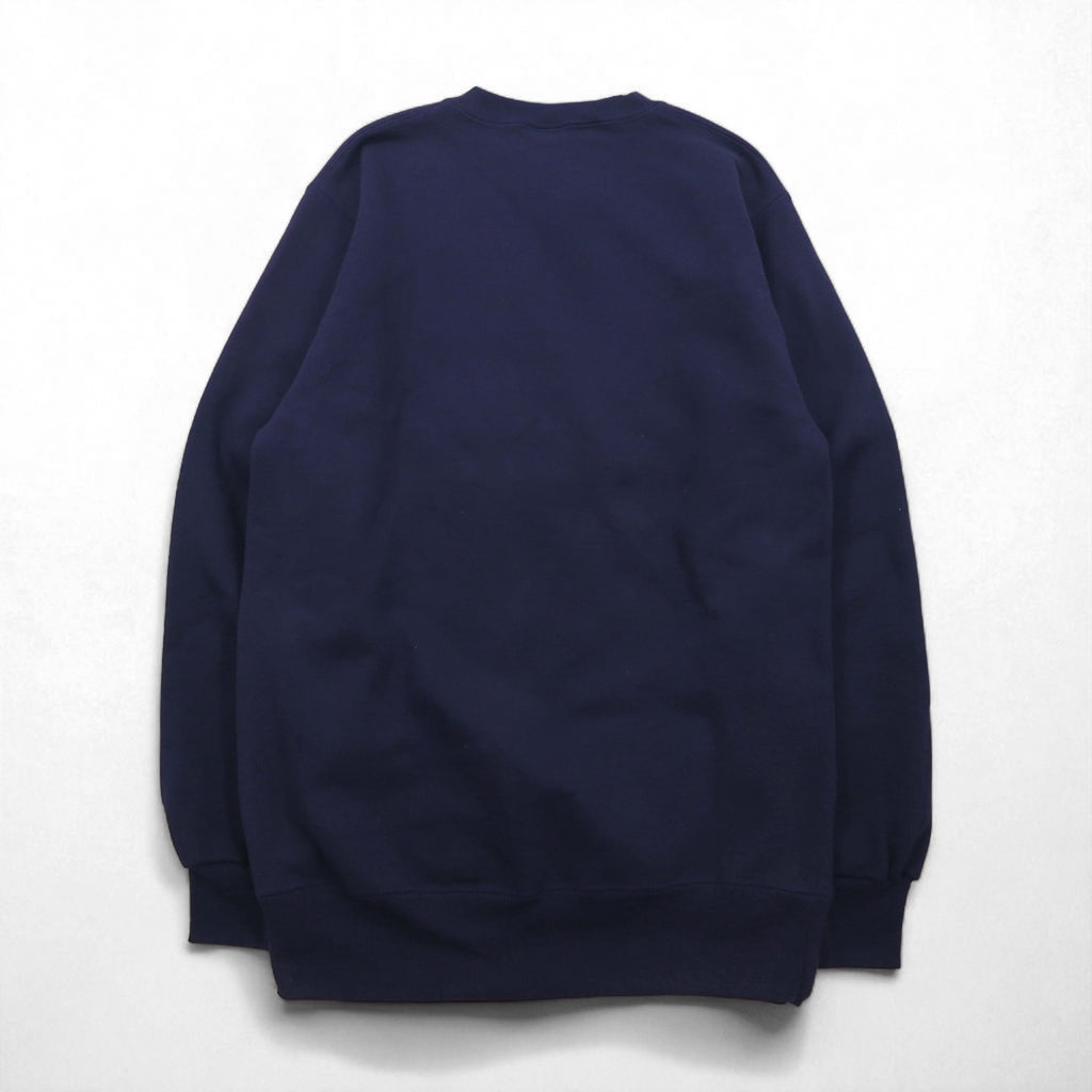 Champion 90s Made in USA Embroidered Tag Sweatshirt, Size M, Navy, Unused, Deadstock
