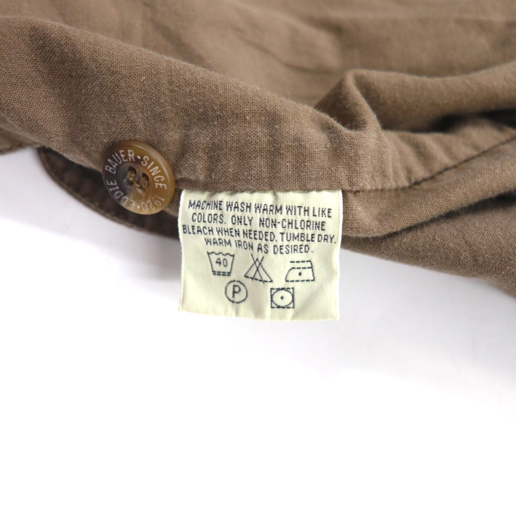 Eddie Bauer 90s Fishing Vest, M, Khaki, Cotton, Mesh Switching, Drawcord