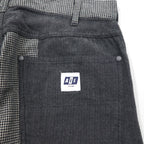 AiE (Nepenthes) 22AW USA Made Crazy Pattern Pants Krazy Pant M Gray Hickory Stripe Herringbone Unused
