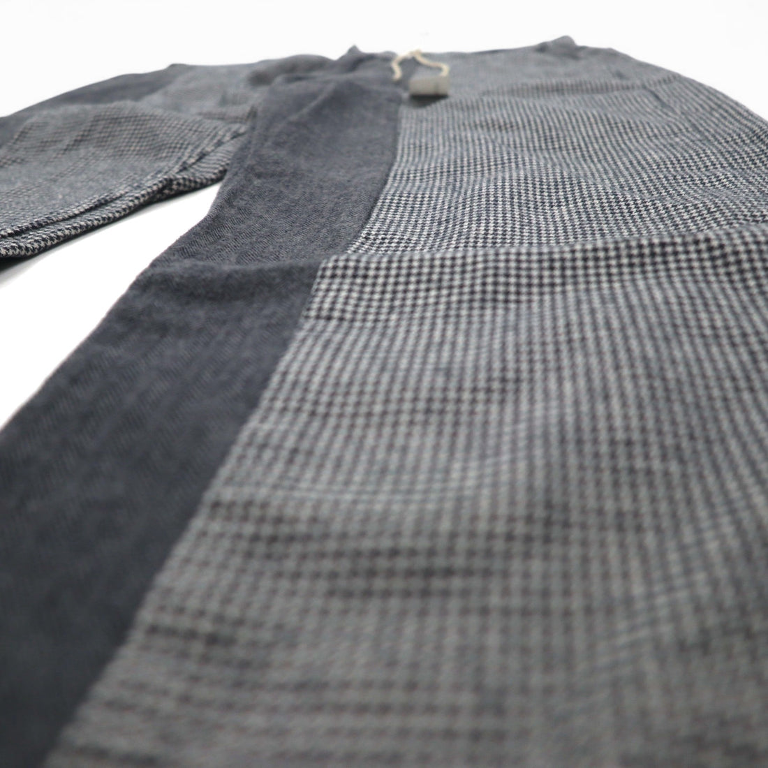 AiE (Nepenthes) 22AW USA Made Crazy Pattern Pants Krazy Pant M Gray Hickory Stripe Herringbone Unused