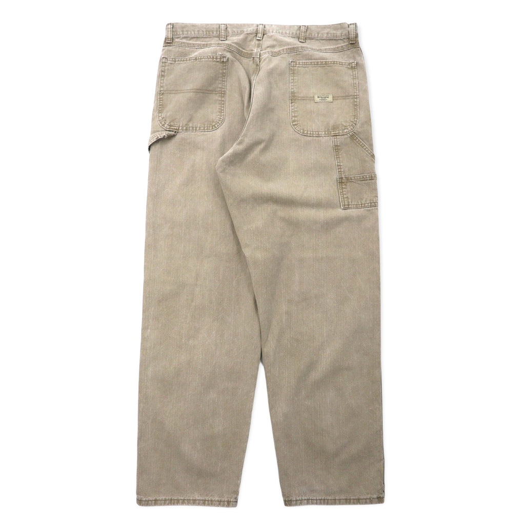 Wrangler バギー デニムパンツ ペインターパンツ 38 カーキ コットン 94LSWTM メキシコ製