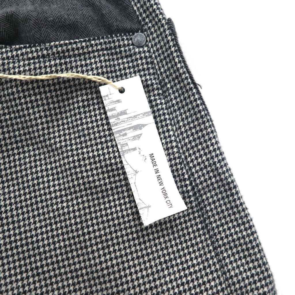 AiE (Nepenthes) 22AW USA Made Crazy Pattern Pants Krazy Pant M Gray Hickory Stripe Herringbone Unused