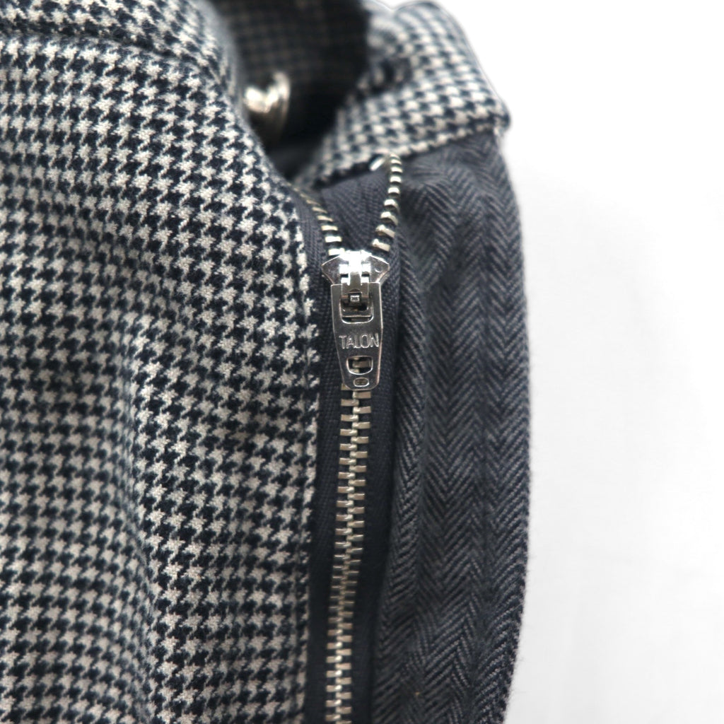 AiE (Nepenthes) 22AW USA Made Crazy Pattern Pants Krazy Pant M Gray Hickory Stripe Herringbone Unused