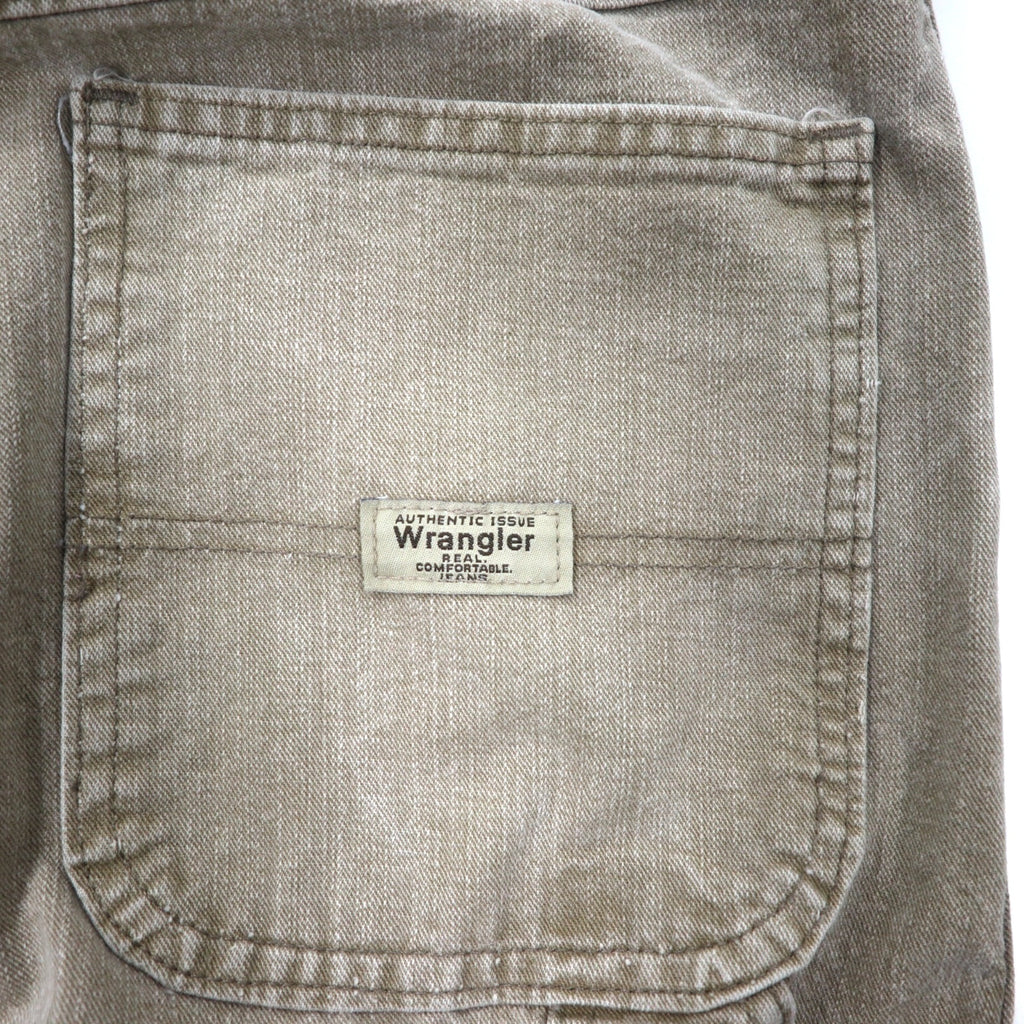 Wrangler バギー デニムパンツ ペインターパンツ 38 カーキ コットン 94LSWTM メキシコ製