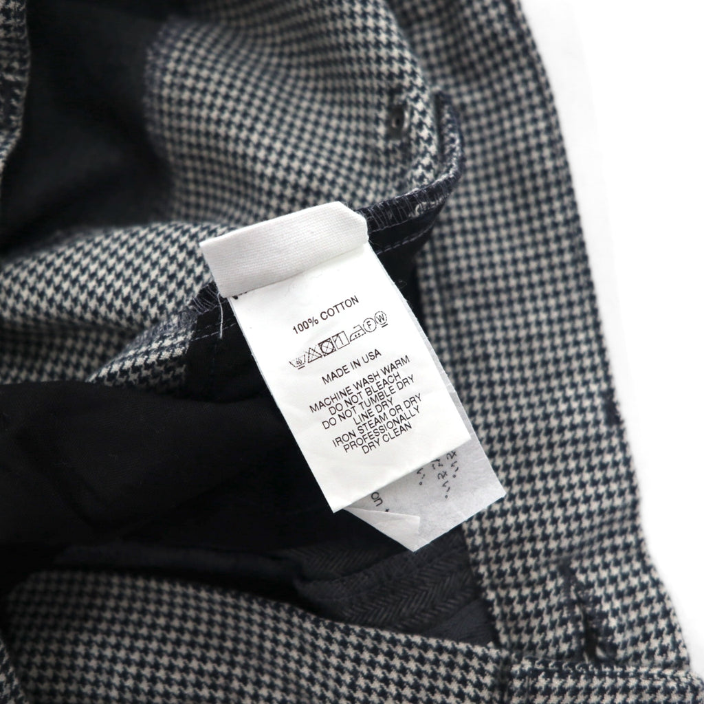 AiE (Nepenthes) 22AW USA Made Crazy Pattern Pants Krazy Pant M Gray Hickory Stripe Herringbone Unused