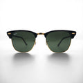 Ray-Ban クラブマスター CLUBMASTER ハーフリム サングラス ブラック RB3016 W0365 49-21 140 3N イタリア製