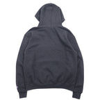 CHAMPION ECO FLEECE カレッジプリント プルオーバー パーカー M グレー コットン AKRON アーチロゴ 裏起毛