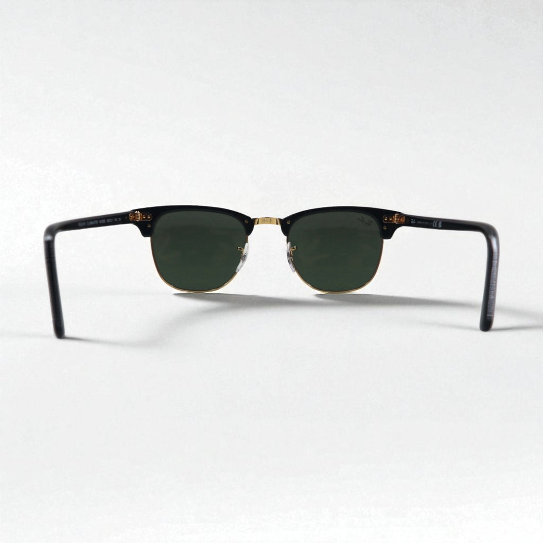 Ray-Ban クラブマスター CLUBMASTER ハーフリム サングラス ブラック RB3016 W0365 49-21 140 3N イタリア製