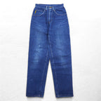 ARMANI JEANS イタリア製 90年代 テーパード デニムパンツ S インディゴ ブルー