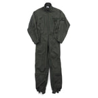 Vintage 90s French Military BIDERMANN UNIFORMES French Air Force Flight Suit All-in-one Jumpsuit S Khaki Herringbone Military 93-10-056