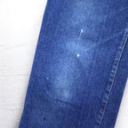 ARMANI JEANS イタリア製 90年代 テーパード デニムパンツ S インディゴ ブルー