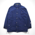 THE NORTH FACE 80年代 茶タグ USA製 ゴアテックス GORE-TEX 中綿 レインコート インサレーションジャケット L ネイビー ナイロン 防水