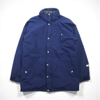 THE NORTH FACE 80年代 茶タグ USA製 ゴアテックス GORE-TEX 中綿 レインコート インサレーションジャケット L ネイビー ナイロン 防水
