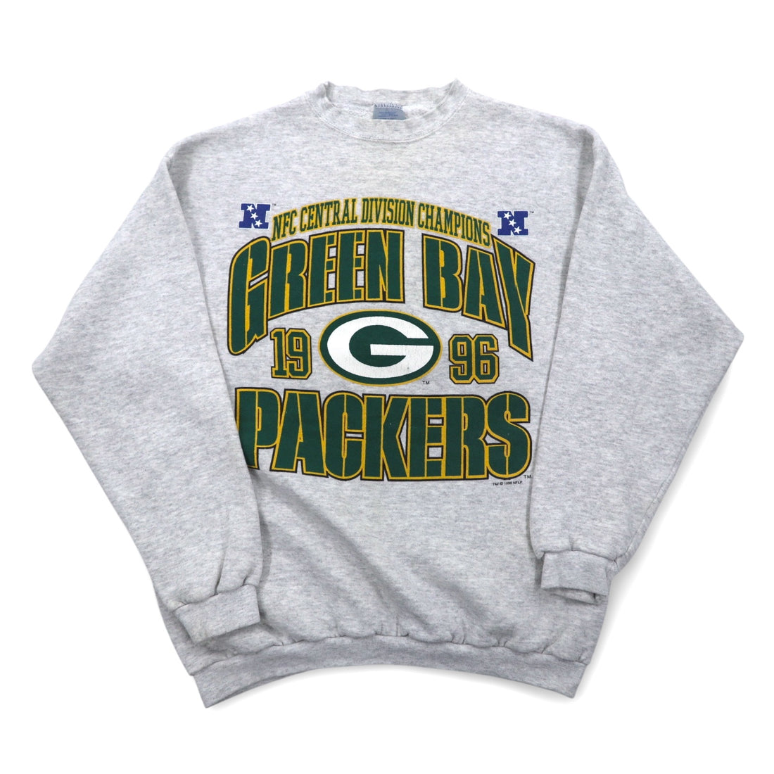 LOGO7 90s USA Made NFL Sweatshirt L Gray GREEN BAY PACKERS Green Bay Packers