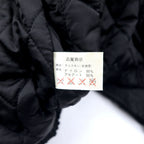 SERGIO COMELLO Design Leather Jacket Blouson L Black Sheepskin Shawl Collar
