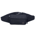 日本然リトテ-古着オンライン-PORTER ウエストバッグ ボディバッグ ブラック ナイロン ダイヤ柄 日本製-PORTER Funny Pack Body Bag Black Nylon Diamond Pattern Japan Made
