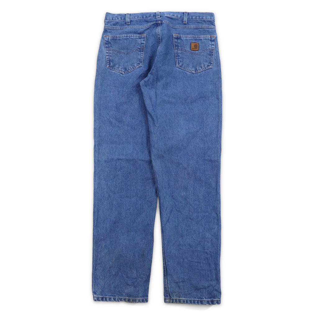 Carhartt Tapered Denim Pants L Indigo Blue TRADITIONAL FIT B18 STW Made in Nicaragua