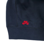 NIKE SB Reverse Weave Full Zip Hoodie XL Black Cotton Fleece Lining 384047-010