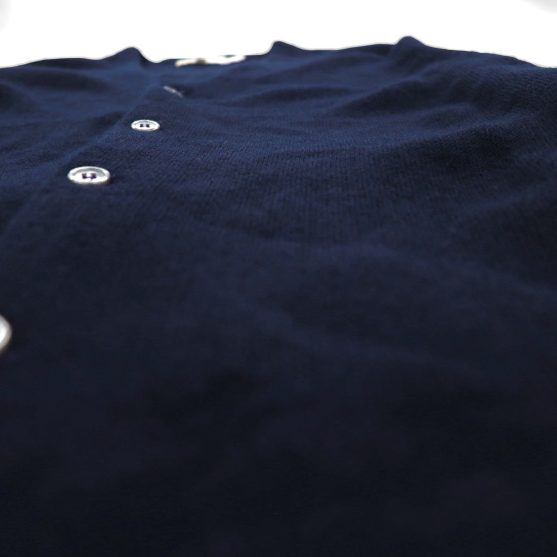 The FOX Collection by JC Penney 1980s Vintage Knit Cardigan, Made in USA, Size XL, Navy