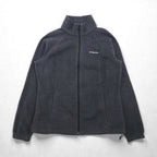 Columbia フルジップ フリースジャケット L グレー ドローコード BENETON SPRINGS WL6439