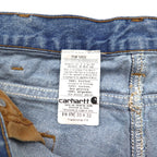 Carhartt Tapered Denim Pants L Indigo Blue TRADITIONAL FIT B18 STW Made in Nicaragua
