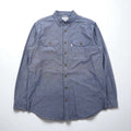 Carhartt Button-Down Chambray Work Shirt, Size L, Blue, FORT L/S CHAMBRAY SHIRT, Double Pocket, S202, Relaxed Fit