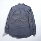 Carhartt Button-Down Chambray Work Shirt, Size L, Blue, FORT L/S CHAMBRAY SHIRT, Double Pocket, S202, Relaxed Fit