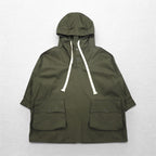 SOUMO Anorak Over Jacket L Ventile Cotton Khaki 10-SJ-001 Made in Japan