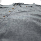 Carhartt Button-Down Chambray Work Shirt, Size L, Blue, FORT L/S CHAMBRAY SHIRT, Double Pocket, S202, Relaxed Fit