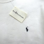 Polo Ralph Lauren 90年代 USA製 スウェット トレーナー L ホワイト スモールポニー刺繡 デッドストック 未使用品