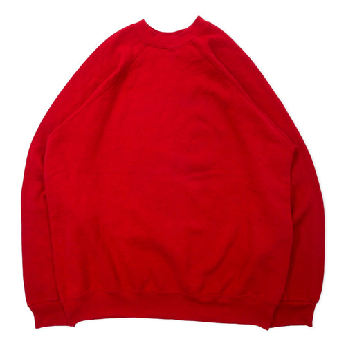ARTEX USA Made 90s Printed Sweatshirt XL Red Cotton Fleece Lined DESERT STORM