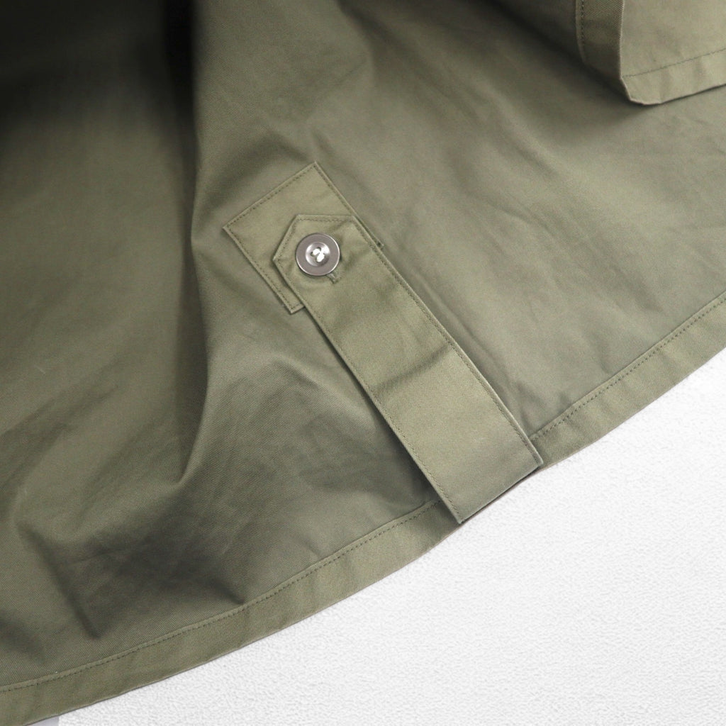 SOUMO Anorak Over Jacket L Ventile Cotton Khaki 10-SJ-001 Made in Japan