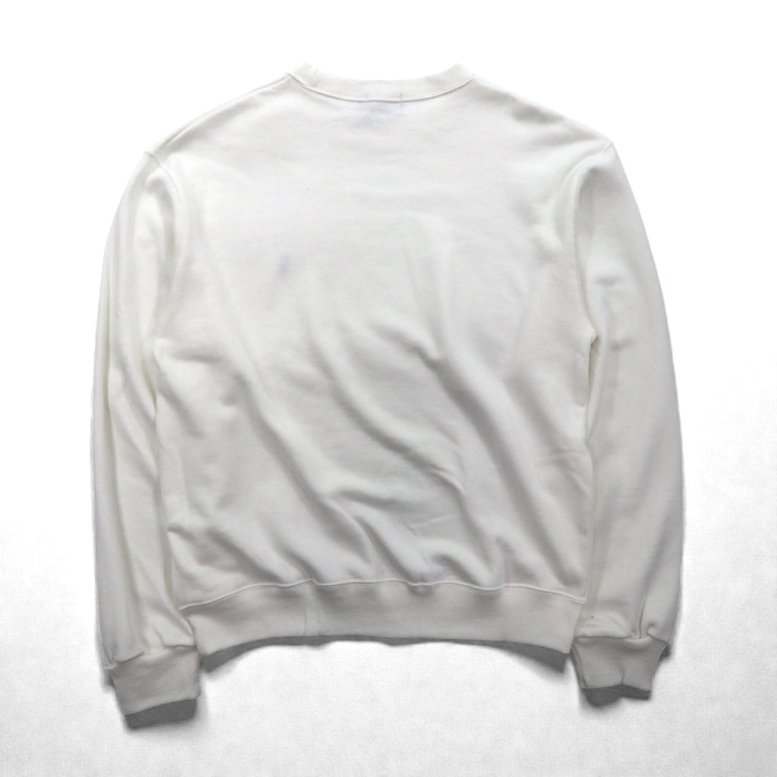 Polo Ralph Lauren 90年代 USA製 スウェット トレーナー L ホワイト スモールポニー刺繡 デッドストック 未使用品