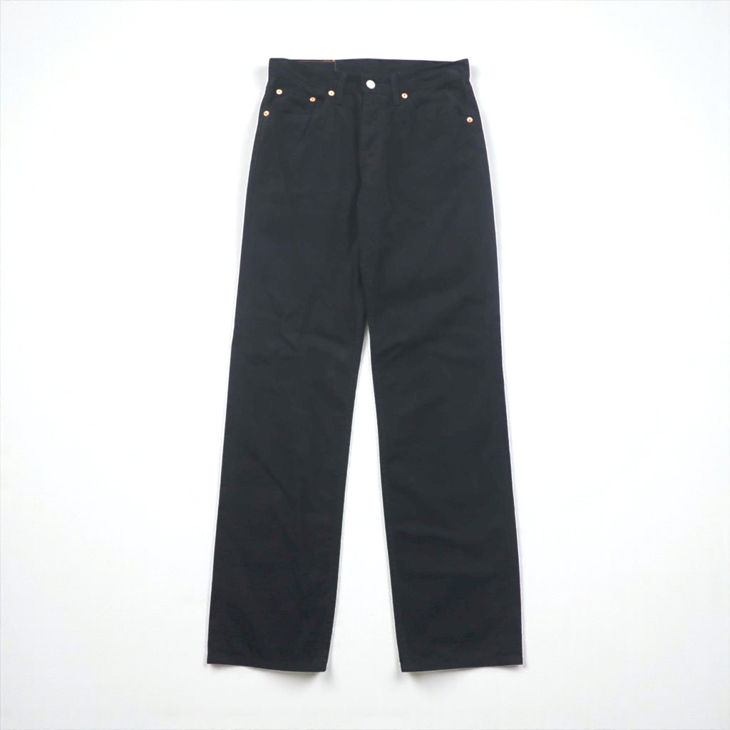 Levi's 00s 702 Denim Pants Jeans M Black 00702-0036 Leather Patch
