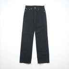 Levi's 00s 702 Denim Pants Jeans M Black 00702-0036 Leather Patch