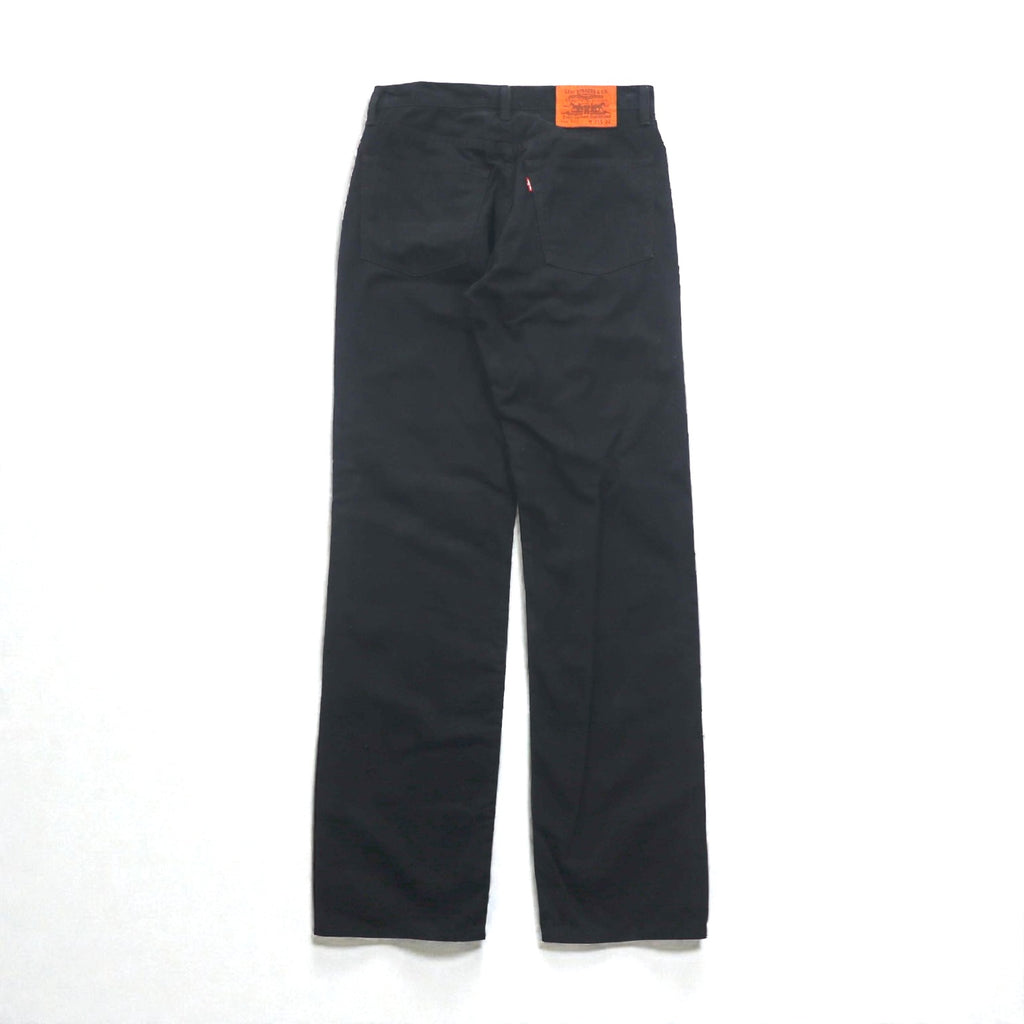 Levi's 00s 702 Denim Pants Jeans M Black 00702-0036 Leather Patch